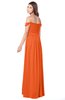 ColsBM Kaolin Tangerine Bridesmaid Dresses A-line Floor Length Zip up Short Sleeve Appliques Gorgeous