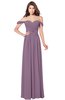 ColsBM Kaolin Valerian Bridesmaid Dresses A-line Floor Length Zip up Short Sleeve Appliques Gorgeous