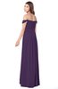 ColsBM Kaolin Violet Bridesmaid Dresses A-line Floor Length Zip up Short Sleeve Appliques Gorgeous