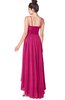 ColsBM Kinsley Beetroot Purple Bridesmaid Dresses Half Backless Hi-Lo A-line Mature Sleeveless Spaghetti