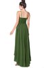 ColsBM Kinsley Garden Green Bridesmaid Dresses Half Backless Hi-Lo A-line Mature Sleeveless Spaghetti