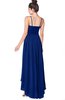 ColsBM Kinsley Sodalite Blue Bridesmaid Dresses Half Backless Hi-Lo A-line Mature Sleeveless Spaghetti
