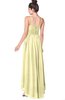 ColsBM Kinsley Soft Yellow Bridesmaid Dresses Half Backless Hi-Lo A-line Mature Sleeveless Spaghetti