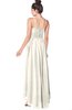 ColsBM Kinsley Whisper White Bridesmaid Dresses Half Backless Hi-Lo A-line Mature Sleeveless Spaghetti
