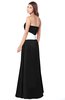 ColsBM Jeptha Black Bridesmaid Dresses A-line Floor Length Zip up Sleeveless Glamorous Strapless