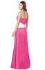 ColsBM Jeptha Carnation Pink Bridesmaid Dresses A-line Floor Length Zip up Sleeveless Glamorous Strapless