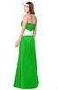 ColsBM Jeptha Classic Green Bridesmaid Dresses A-line Floor Length Zip up Sleeveless Glamorous Strapless