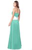 ColsBM Jeptha Mint Green Bridesmaid Dresses A-line Floor Length Zip up Sleeveless Glamorous Strapless