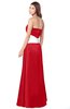 ColsBM Jeptha Red Bridesmaid Dresses A-line Floor Length Zip up Sleeveless Glamorous Strapless