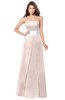 ColsBM Jeptha Silver Peony Bridesmaid Dresses A-line Floor Length Zip up Sleeveless Glamorous Strapless