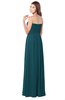 ColsBM Wisdom Blue Green Bridesmaid Dresses Sleeveless Pick up Sexy Strapless A-line Zip up