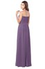 ColsBM Wisdom Chinese Violet Bridesmaid Dresses Sleeveless Pick up Sexy Strapless A-line Zip up