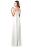 ColsBM Wisdom Cloud White Bridesmaid Dresses Sleeveless Pick up Sexy Strapless A-line Zip up