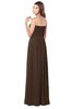 ColsBM Wisdom Copper Bridesmaid Dresses Sleeveless Pick up Sexy Strapless A-line Zip up