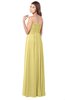 ColsBM Wisdom Misted Yellow Bridesmaid Dresses Sleeveless Pick up Sexy Strapless A-line Zip up