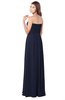 ColsBM Wisdom Peacoat Bridesmaid Dresses Sleeveless Pick up Sexy Strapless A-line Zip up