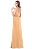 ColsBM Franny Apricot Bridesmaid Dresses Sweetheart Elegant Sleeveless A-line Half Backless Floor Length