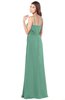 ColsBM Franny Beryl Green Bridesmaid Dresses Sweetheart Elegant Sleeveless A-line Half Backless Floor Length