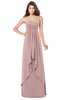 ColsBM Franny Bridal Rose Bridesmaid Dresses Sweetheart Elegant Sleeveless A-line Half Backless Floor Length