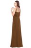 ColsBM Franny Brown Bridesmaid Dresses Sweetheart Elegant Sleeveless A-line Half Backless Floor Length