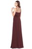 ColsBM Franny Burgundy Bridesmaid Dresses Sweetheart Elegant Sleeveless A-line Half Backless Floor Length