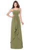 ColsBM Franny Cedar Bridesmaid Dresses Sweetheart Elegant Sleeveless A-line Half Backless Floor Length