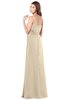 ColsBM Franny Champagne Bridesmaid Dresses Sweetheart Elegant Sleeveless A-line Half Backless Floor Length