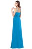 ColsBM Franny Cornflower Blue Bridesmaid Dresses Sweetheart Elegant Sleeveless A-line Half Backless Floor Length