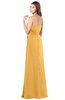 ColsBM Franny Golden Cream Bridesmaid Dresses Sweetheart Elegant Sleeveless A-line Half Backless Floor Length