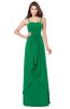 ColsBM Franny Green Bridesmaid Dresses Sweetheart Elegant Sleeveless A-line Half Backless Floor Length