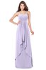 ColsBM Franny Light Purple Bridesmaid Dresses Sweetheart Elegant Sleeveless A-line Half Backless Floor Length