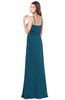 ColsBM Franny Moroccan Blue Bridesmaid Dresses Sweetheart Elegant Sleeveless A-line Half Backless Floor Length