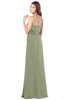 ColsBM Franny Moss Green Bridesmaid Dresses Sweetheart Elegant Sleeveless A-line Half Backless Floor Length