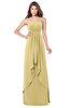 ColsBM Franny New Wheat Bridesmaid Dresses Sweetheart Elegant Sleeveless A-line Half Backless Floor Length