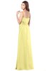 ColsBM Franny Pastel Yellow Bridesmaid Dresses Sweetheart Elegant Sleeveless A-line Half Backless Floor Length