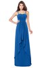 ColsBM Franny Royal Blue Bridesmaid Dresses Sweetheart Elegant Sleeveless A-line Half Backless Floor Length