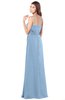 ColsBM Franny Sky Blue Bridesmaid Dresses Sweetheart Elegant Sleeveless A-line Half Backless Floor Length