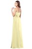 ColsBM Franny Soft Yellow Bridesmaid Dresses Sweetheart Elegant Sleeveless A-line Half Backless Floor Length