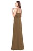 ColsBM Franny Truffle Bridesmaid Dresses Sweetheart Elegant Sleeveless A-line Half Backless Floor Length