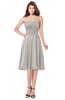 ColsBM Purdie Ashes Of Roses Bridesmaid Dresses A-line Strapless Half Backless Tea Length Sleeveless Gorgeous