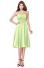 ColsBM Purdie Butterfly Bridesmaid Dresses A-line Strapless Half Backless Tea Length Sleeveless Gorgeous