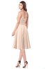 ColsBM Purdie Fresh Salmon Bridesmaid Dresses A-line Strapless Half Backless Tea Length Sleeveless Gorgeous
