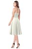 ColsBM Purdie Ivory Bridesmaid Dresses A-line Strapless Half Backless Tea Length Sleeveless Gorgeous