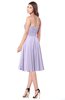 ColsBM Purdie Light Purple Bridesmaid Dresses A-line Strapless Half Backless Tea Length Sleeveless Gorgeous