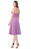 ColsBM Purdie Orchid Bridesmaid Dresses A-line Strapless Half Backless Tea Length Sleeveless Gorgeous