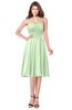 ColsBM Purdie Seacrest Bridesmaid Dresses A-line Strapless Half Backless Tea Length Sleeveless Gorgeous