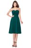 ColsBM Purdie Shaded Spruce Bridesmaid Dresses A-line Strapless Half Backless Tea Length Sleeveless Gorgeous