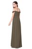 ColsBM Katelyn Carafe Brown Bridesmaid Dresses Zip up A-line Floor Length Sweetheart Short Sleeve Gorgeous