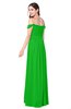 ColsBM Katelyn Classic Green Bridesmaid Dresses Zip up A-line Floor Length Sweetheart Short Sleeve Gorgeous