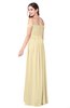 ColsBM Katelyn Cornhusk Bridesmaid Dresses Zip up A-line Floor Length Sweetheart Short Sleeve Gorgeous